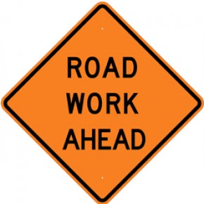 Construction Zone (8) - Construction Signs - 48"x48"