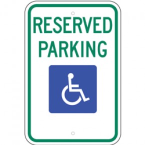 Handicap Parking 5 - 12"x18"