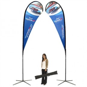 Tear Drop Flag - Large / Double Side