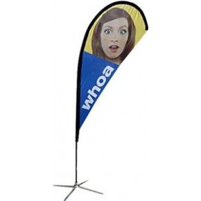 Tear Drop Flag - Small / Single Side
