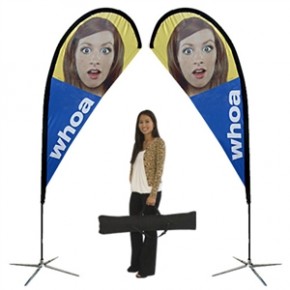 Tear Drop Flag - Small / Double Side